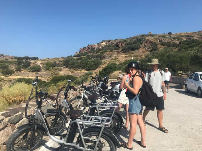 Milos- Half day electric bike tour with Sarakiniko beach