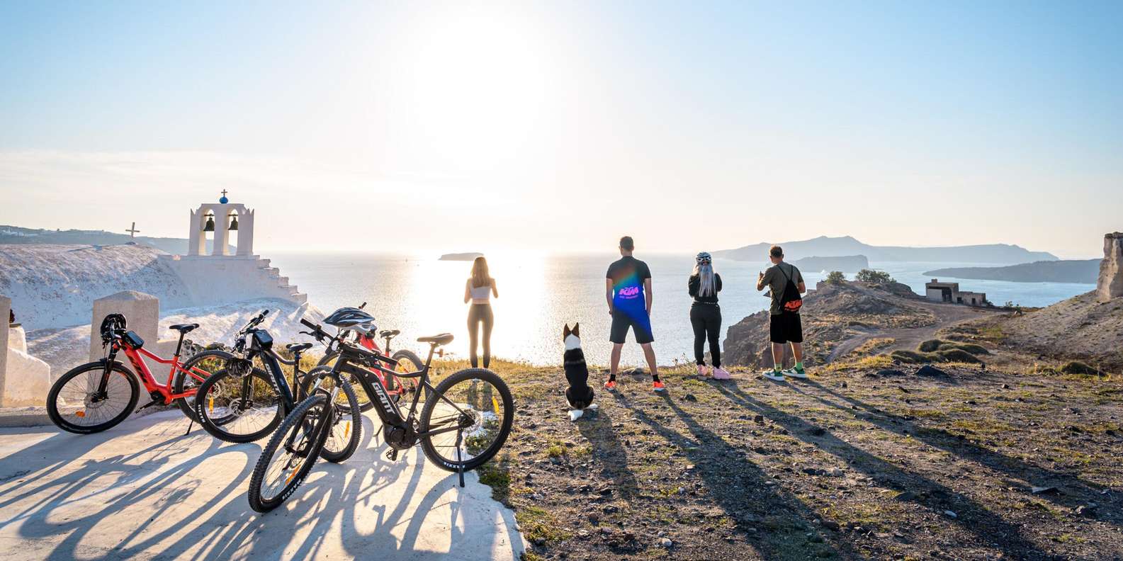Santorini e-bike guided tours