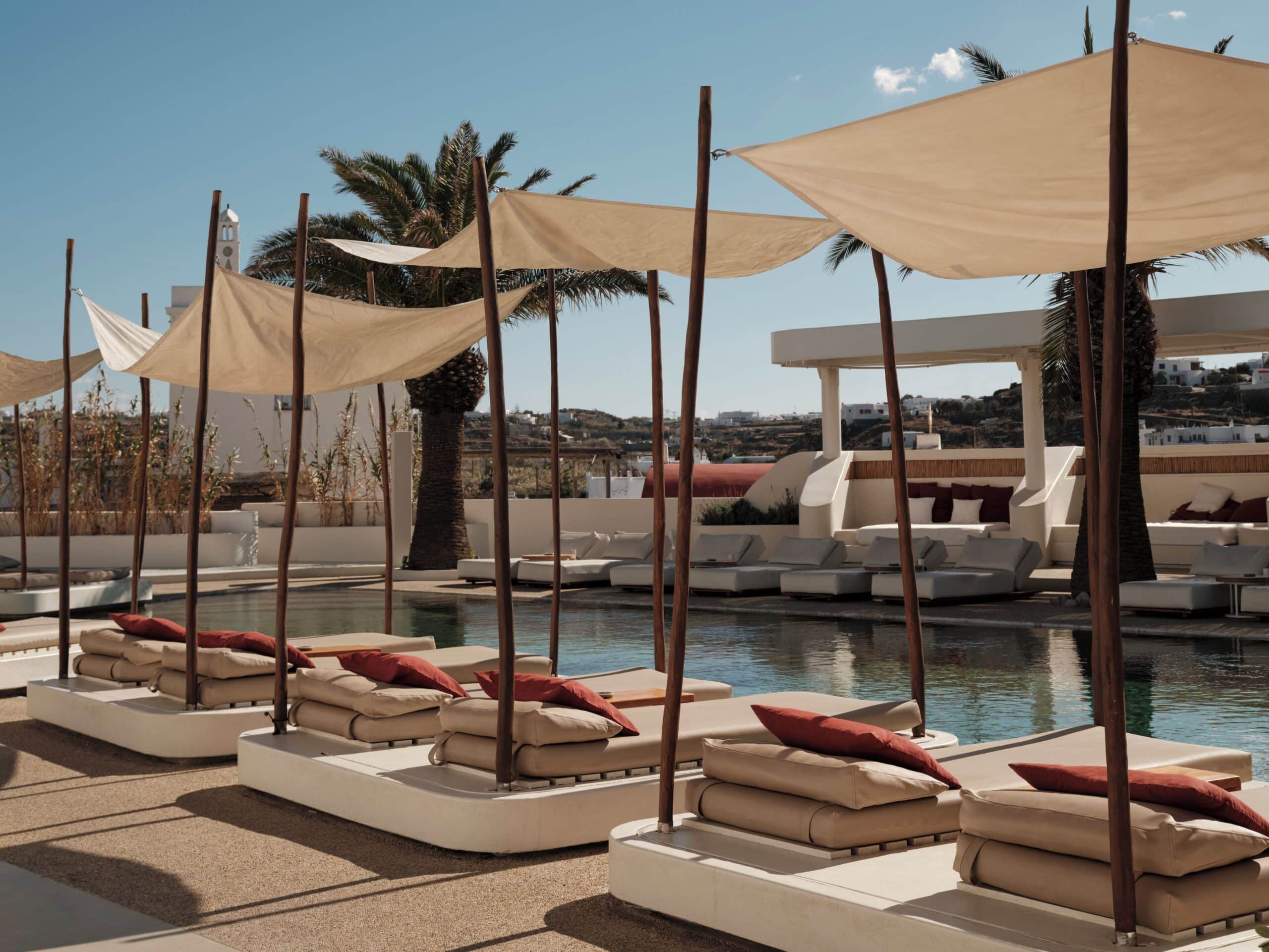 Androniko Hotel Mykonos pool area
