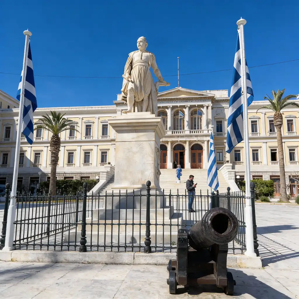 syros ermoupolis town hall