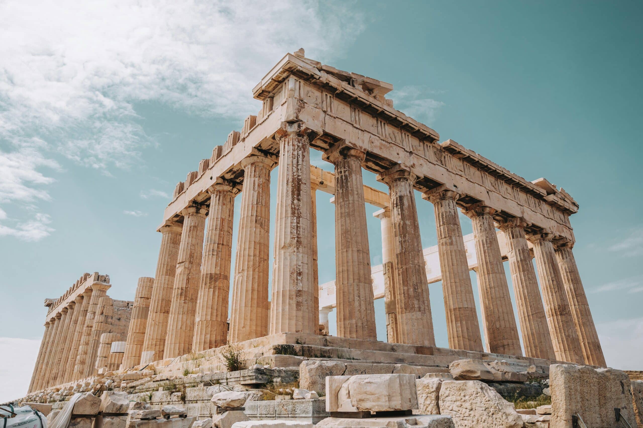 The Parthenon of the Acropolis of Athens