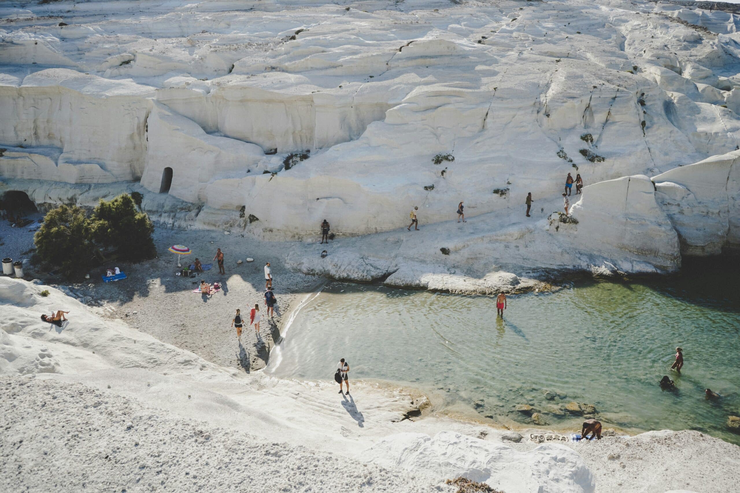 Sarakiniko Beach in Milos