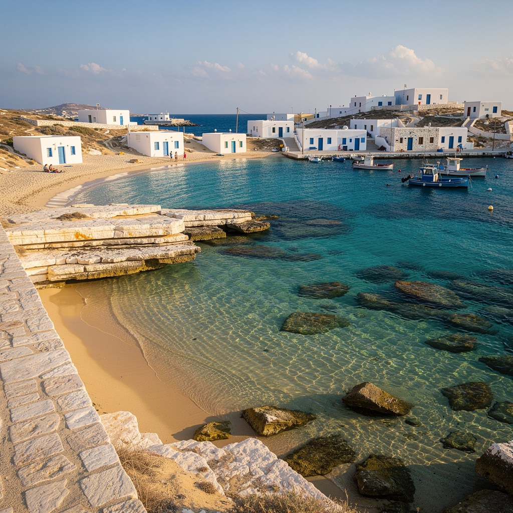 Scenic view of a trending Greek island, embodying a next-generation travel destination for 2026-2027.